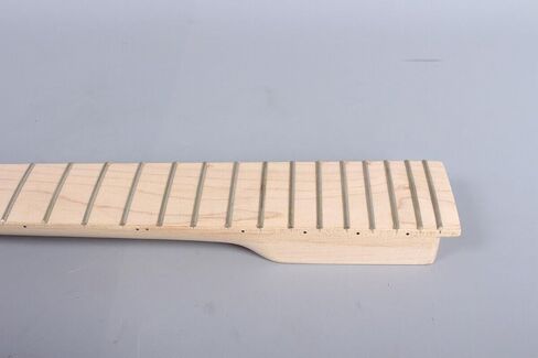 الغيتار الكهربائي الرقبة 24Fret 25.5 بوصة خشب القيقب فريتس مجداف رئيس الترباس على قضيب الجمالون استبدال الغيتار الكهربائي الرقبة in Kuwait