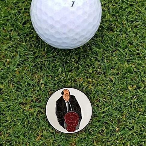 Balanced Co. Scranton Golf Hat Clip with Enamel Magnetic Ball Marker in Saudi Arabia