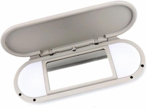 Sun Visor Vanity Mirror Cover Makeup for 2014-2022 BMW Mini Cooper Cooper S Clubman Hatchback Countryman F55 F56 F60 (Black) in Saudi Arabia