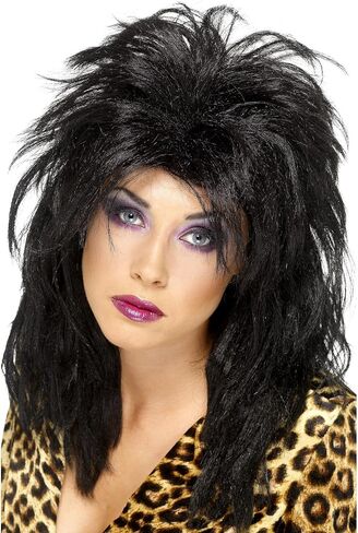 Smiffy's Women's 80's Popstar Wig Long Tousled Mullet in Saudi Arabia