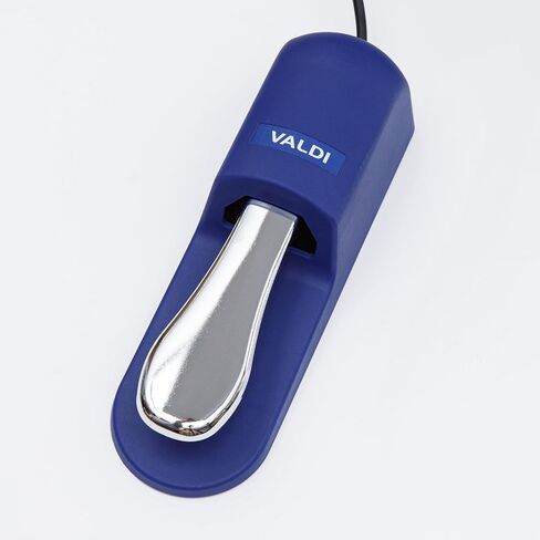 VALDI BP-3 Sustain Pedal (Blue) - Universal Pedal for Keyboard Piano, Digital Pianos, MIDI Keyboards & Synths - Conversion Switch for All Brands - 1/4'' Jack, Anti-Slip Design, Extended Cable in Saudi Arabia