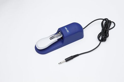 VALDI BP-3 Sustain Pedal (Blue) - Universal Pedal for Keyboard Piano, Digital Pianos, MIDI Keyboards & Synths - Conversion Switch for All Brands - 1/4'' Jack, Anti-Slip Design, Extended Cable in Saudi Arabia