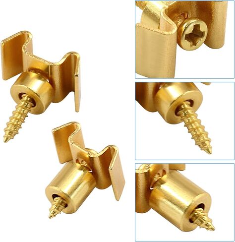 4 Pcs Metal Guitar String Trees - Guitar String Trees Guides Retainer with Mounting Screws - Black in Saudi Arabia