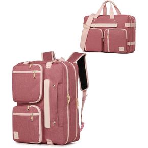 Messenger Bag for Men,Convertible 3 in 1 Laptop Backpack Briefcase Computer Bags Business Work 17 inch Laptop Bag for Men or Women-Grey