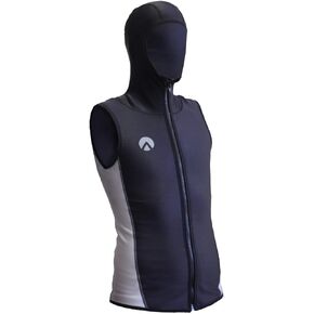 Sharkskin Men's Chillproof Sleeveless Fullzip Vest with Hood