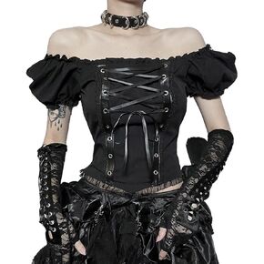 Goth Crop Top for Women or Teen Girls Gothic Fashion Tops