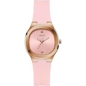 GUESS Women's 32mm Watch - Gold Tone Bracelet Champagne Dial Gold Tone Case