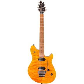 EVH Wolfgang Standard QM Electric Guitar - Trans Amber