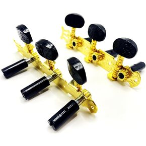 1Set 3L3R 6 Pieces Classical Guitar String Tuning Keys Pegs Tuner Machine Heads Tuners(L&R) Compatible with Classical Guitar