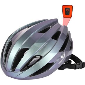 Bike Helmet with LED Light for Adults Lightweight Road Bike Helmet Mountain for Women, Bike Helmets with Rechargeable USB Light for Men Bicycle Helmet Recreational Cycling Helmet…