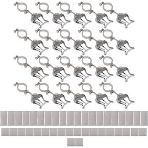 20PCS Clarinet Sheet Music Clip, Plating Clarinet Marching Lyre, Clarinet Marching Lyre Music Clip, Trumpet Sheet Music Clamp-On