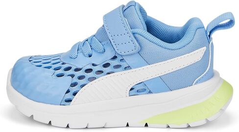PUMA Unisex-Child Evolve Run Hook and Loop Sneaker, Summer Rose Dust-white, 13 Little Kid in Saudi Arabia