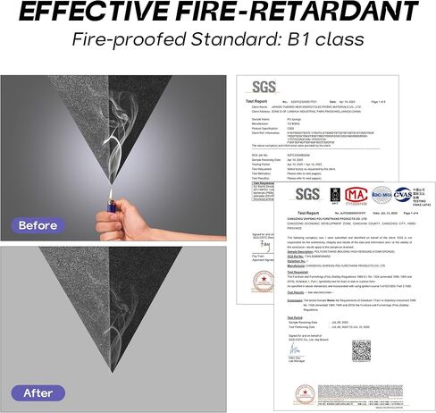 Starfavor 4 PCS Bass Traps Acoustic Foam Corner,16.5" Triangle 12" Depth Triangular Sound Proof Panels for Walls,High Density and Fire-Proof Acoustic Foam Panel Recording Studio Acoustical Treatments in Kuwait