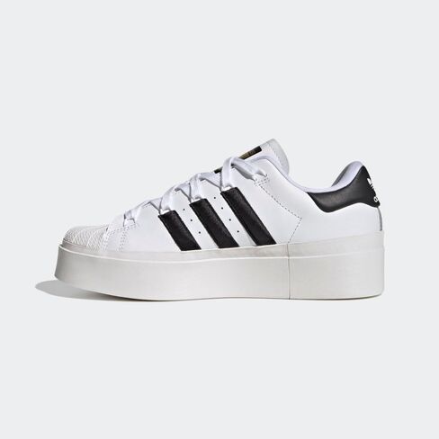 adidas Originals Women's Superstar Bonega Sneaker, White/Black/Gold Metallic, 7.5 in Saudi Arabia