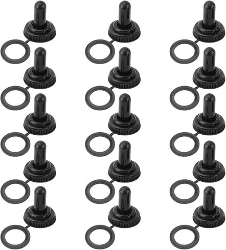 15 قطعة من أغطية الأحذية المطاطية المقاومة للماء لمفتاح التبديل، خيط 12 مم، أغطية غطاء مفتاح التبديل in Kuwait