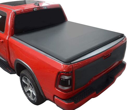 Truck Bed Tonneau Covers Soft Roll Up fits 2014-2018 Chevy Silverado/GMC Sierra 1500 | 2019 Legacy/Limited Only ; 2015-2019 2500HD 3500HD,Fleetside 6.5 ft Bed in Kuwait
