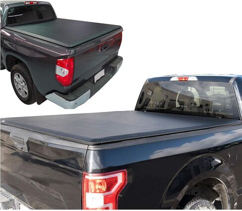 Truck Bed Tonneau Covers Soft Roll Up fits 2014-2018 Chevy Silverado/GMC Sierra 1500 | 2019 Legacy/Limited Only ; 2015-2019 2500HD 3500HD,Fleetside 6.5 ft Bed in Kuwait