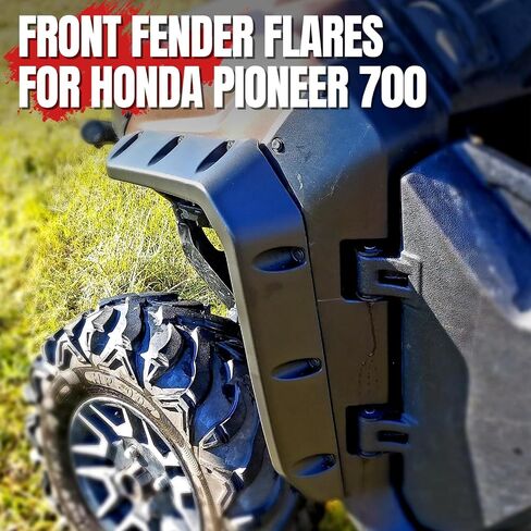 مجموعة مشاعل رياضية أنيقة رفيعة من A & UTV PRO لـ 2016-2024 Can-Am Defender HD5 / HD8 / HD10 / MAX، استبدال #715003898، واقيات الطين الأمامية والخلفية ملحقات ملحقات ملحقات Fender Flare in Saudi Arabia