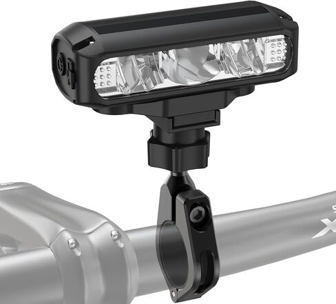 Newest Bike Lights, Bicycle Lights, Super Bright 5 LED Bike Front Light for Night Riding Rechargeable, Waterproof Bike Headlight with Power Bank at 8000/4000 mAh, 4 Light Modes-2600/1200LM in Saudi Arabia