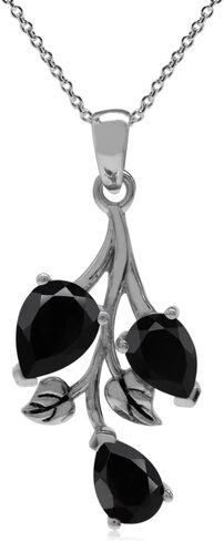 Silvershake 2.76ct. Natural Peridot 925 Sterling Silver Leaf Pendant with 18 Inch Chain Necklace in Saudi Arabia