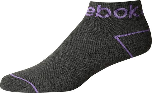 Reebok Women's Athletic Socks - Performance Low Cut Socks (12 Pack), Size 4-10, Grey/White/Black in Saudi Arabia