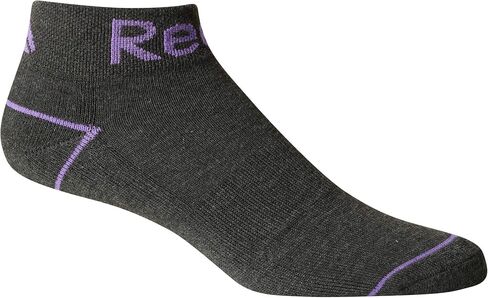 Reebok Women's Athletic Socks - Performance Low Cut Socks (12 Pack), Size 4-10, Grey/White/Black in Saudi Arabia