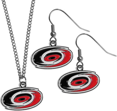 Siskiyou NHL unisex-adult Dangle Earrings and Chain Necklace Set in Saudi Arabia