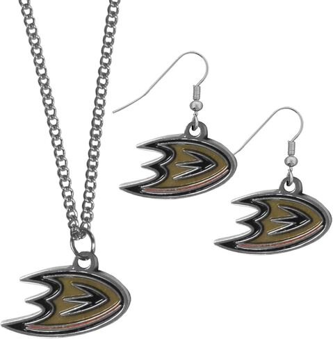 Siskiyou NHL unisex-adult Dangle Earrings and Chain Necklace Set in Saudi Arabia