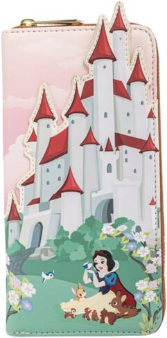 LOUNGEFLY DISNEY MICKEY MINNIE HOT COCOA FIREPLACE ZIP AROUND WALLET in Saudi Arabia