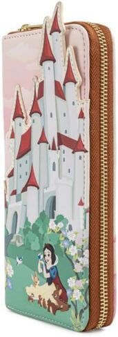 LOUNGEFLY DISNEY MICKEY MINNIE HOT COCOA FIREPLACE ZIP AROUND WALLET in Saudi Arabia