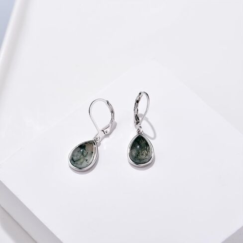 TALYKONG Hummingbird Earrings for Women Larimar Teardrop Leverback Dangle Earrings Jewely for Girls in Kuwait