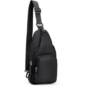 Suyzufly Small Sling Bag for Women Faux Leather Crossbody Fanny Packs Chest Bag