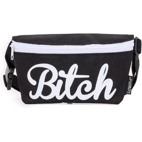 FYDELITY CUNT 90s Black Fanny Pack Crossbody Bags for Women Festival Bag Small Fanny Packs for Women Fashionable Concert Rave Accessories Fanny Pack for Men Womens Fashion Waist Hip Pack Bum Belt Slim in Kuwait