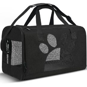 Cat Carrier, Dog Pet Carrier for Small Medium Cats Puppies up to 12 Lbs, Airline Approved Carrier Soft Sided, Collapsible Travel Cat Carrier - MIYCOO in Kuwait