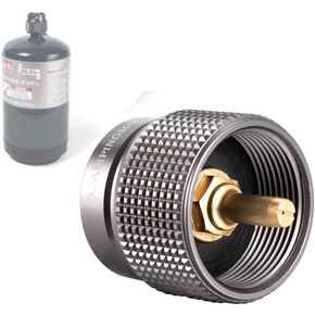 CAMPINGMOON Propane Cylinder Converter 1Lb Small Propane Tank Adapter Camping Grill Gas Stove BKZ22