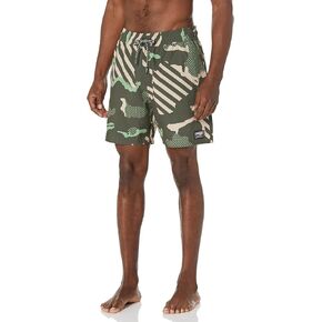 Oakley Men's Standard RC 18" Beachshort, Black Stripe/Grip Camo