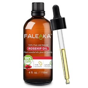 Rosehip Oil Rosehip Oil for Face - Rosehip Seed Oil 4oz, for Face & Skin, Gua Sha Massage, Hair & Nails, Carrier Oil, Unrefined Cold Pressed Rose Hip Oil