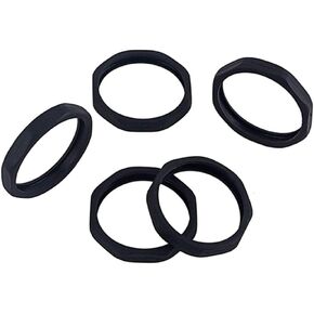 Milisten Wireless Microphones Wireless Microphone 5pcs Microphone Anti-rolling Rings Microphone Kit Microphone Anti Mic Rings (Black) Wireless Microphones Wireless Microphone