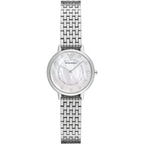Emporio Armani Women's Two-Hand Leather Watch