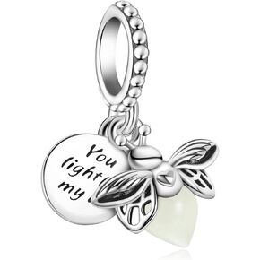 RMMY Mickey S925 Sterling Silver Charm for Bracelet Necklace Charm Dangle Mickey in a Backpacker's Pants for Women Girl Birthday Gifts