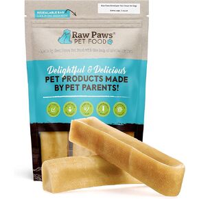 Raw Paws Himalayan Yak Chews for Dogs, Extra Large Chews (4-count) - Himalayan Cheese for Large Dogs, Yak Bones for Dogs - Yak Milk Bones for Dogs, Dog Cheese Chews Himalayan, Yak Chews for Large Dogs