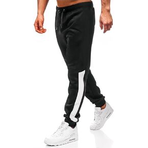Licemere Mens Sweatpants Mens Joggers Fashion Mens Pants Sweat Pants Sport Joggers Sweatpants Drawstring Athletic Pants Navy