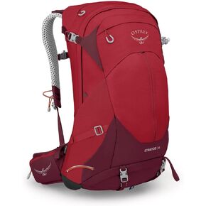 Osprey Stratos 34L Men's Hiking Backpack, Tunnel Vision Grey