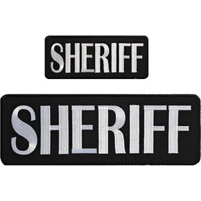 Security Officer Embroidery Patches for Jacket Hat Backpack for Man - Tactical Accessory for Uniforms - Patch for Combat Plate Carrier Law Enforcement Gears