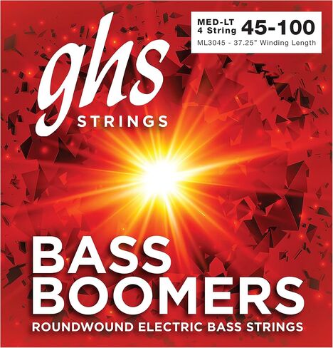 GHS Strings 5M-DYB 5-String Bass Boomers, Nickel-Plated Electric Bass Strings, Long Scale, Medium (.045-.130) in Saudi Arabia