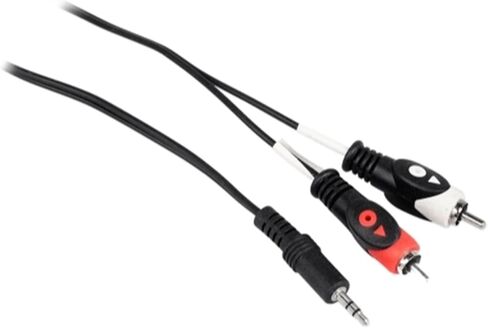 Rockville RNRMR3 3' 3.5mm 1/8" TRS to Dual RCA Cable, 100% OFC Copper in Kuwait
