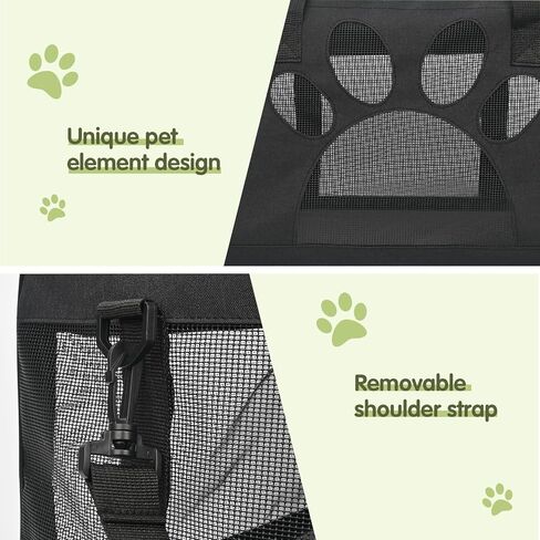 Cat Carrier, Dog Pet Carrier for Small Medium Cats Puppies up to 12 Lbs, Airline Approved Carrier Soft Sided, Collapsible Travel Cat Carrier - MIYCOO in Kuwait