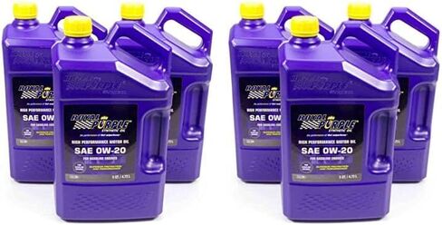 زجاجات زيت رويال بيربل 53020 0w20 متعددة الدرجات SAE، 15 كوارت، عبوة واحدة in Saudi Arabia