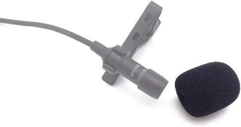 20PCS Mini Microphone Cover,Microphone Windscreen Foam Cover,Noise Reduction and Protection,for Lapel Headset Microphone or Other Variety of Microphone (Black) in Saudi Arabia