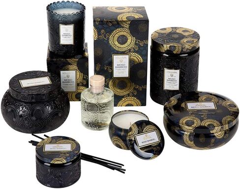 3 Wick Tin Candle - Eucalyptus and White Sage by Voluspa for Unisex - 12 oz Candle in Saudi Arabia